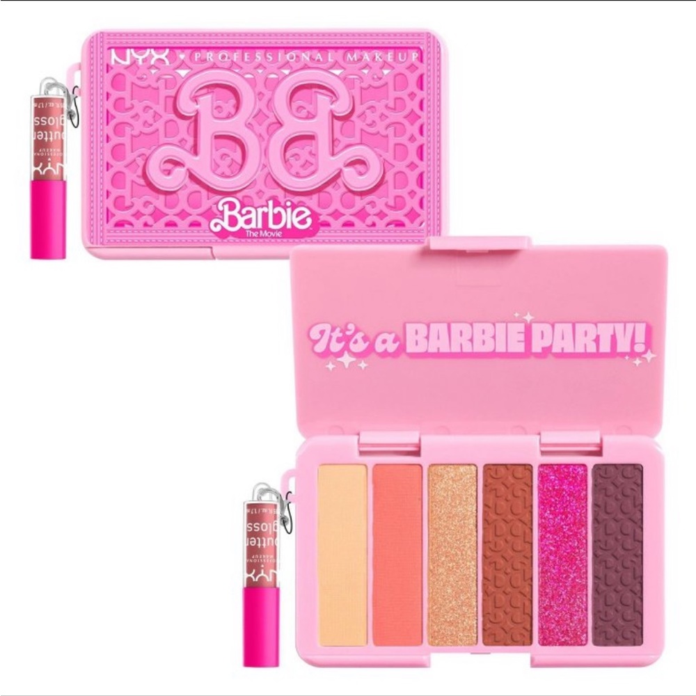 🆕 NYX Professional Makeup x Barbie On The Go Eye Palette - 0.04 oz